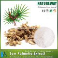 100% natural Saw Palmetto Frui Extract Powder 45% fatty acids saw palmetto extract